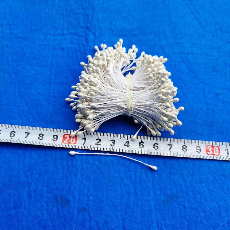 3Mm Cotton Thread Gypsum Pearlescent Flower Core Rose Core Diy Headdress Flower Material Flower Core Hair Accessories Accessories - Image 5